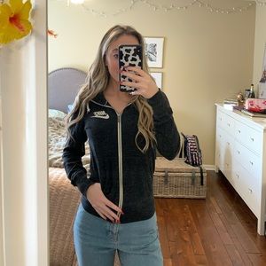 Nike high neck zip-up hoodie